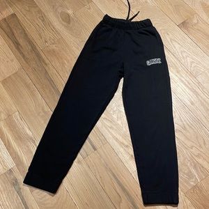 GANNI Black w/ logo Sweatpants